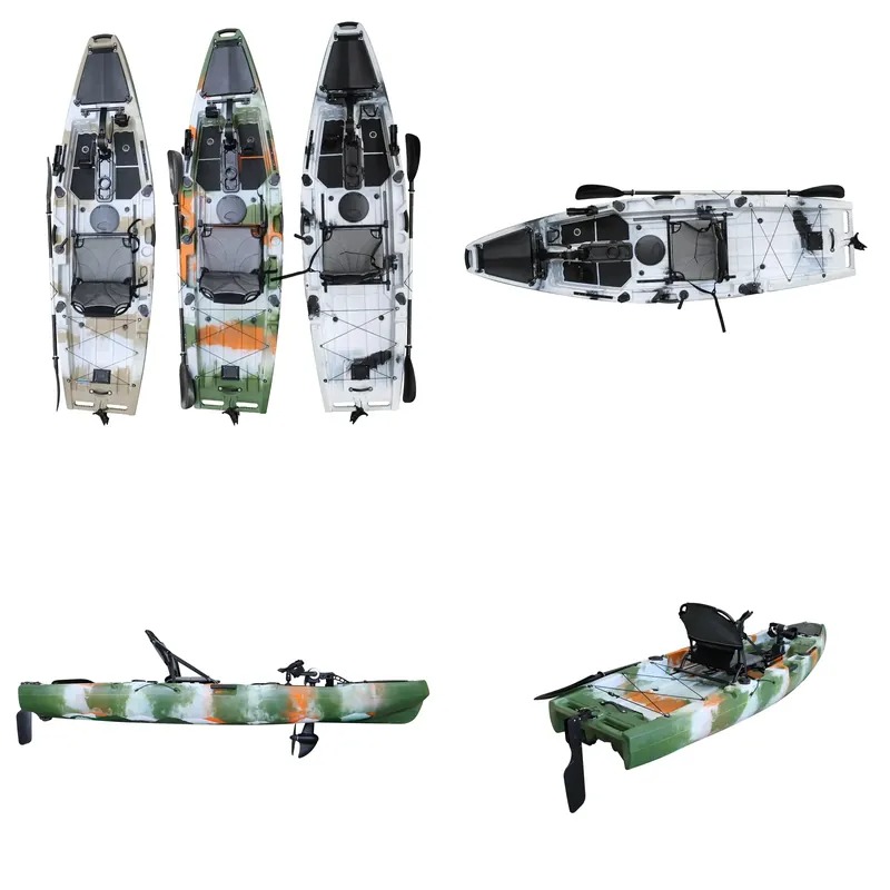 Fishing Kayak Pedal Drive - เรือคายัคแบบเหยียบเดี่ยว Viking Kayak สำหรับหนึ่งคน ขนาด 10.5
