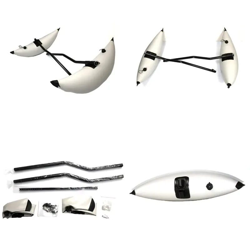 แพยางน้ำหนักเบาสำหรับนั่งบนเรื - Fishing Kayak Inflatable บทวิจารณ์และราคา