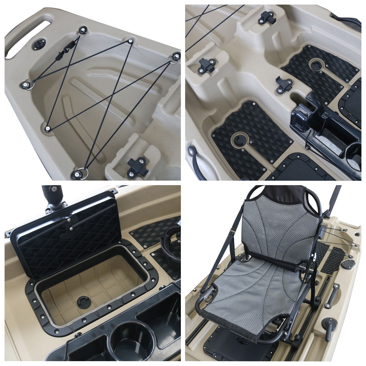 เรือคายัคแบบโมดูลาร์รุ่นใหม่ปี - Fishing Kayak Pedal Drive บทวิจารณ์และราคา