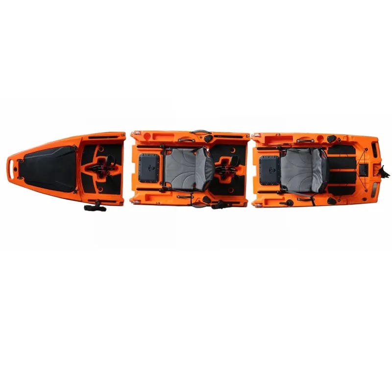 เรือคายัคแบบนั่งบน 2 ที่นั่ง ข - Fishing Kayak Pedal Drive บทวิจารณ์และราคา