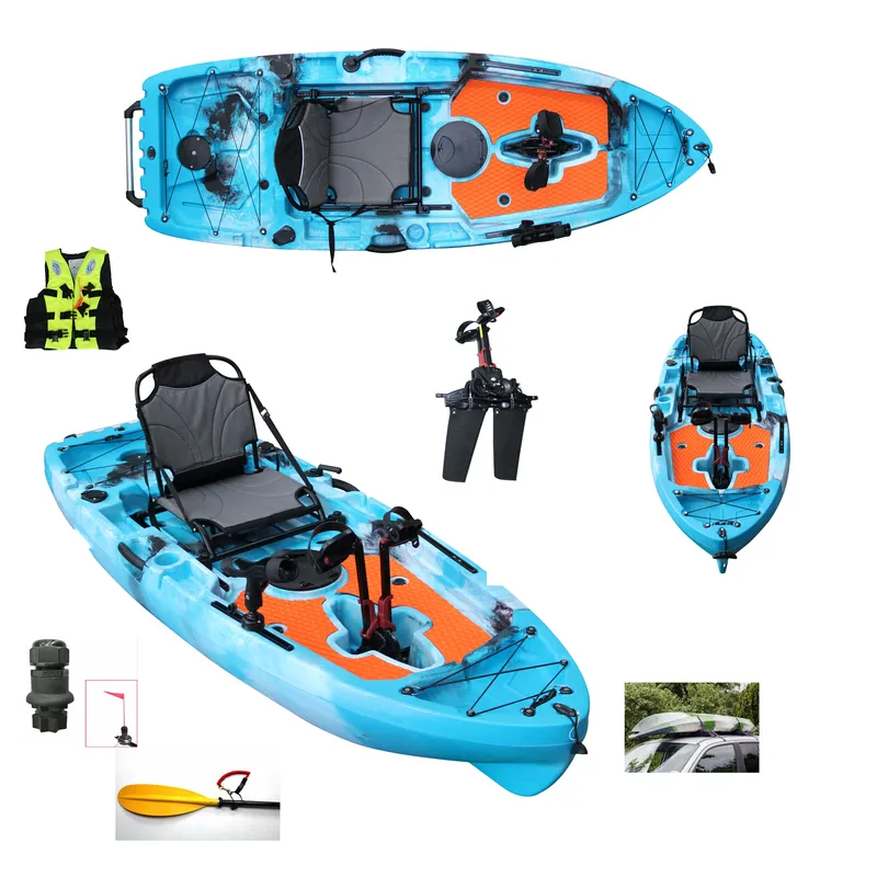 เรือคายัคแบบนั่งบนเรือ Viking  - Fishing Kayak Pedal Drive บทวิจารณ์และราคา